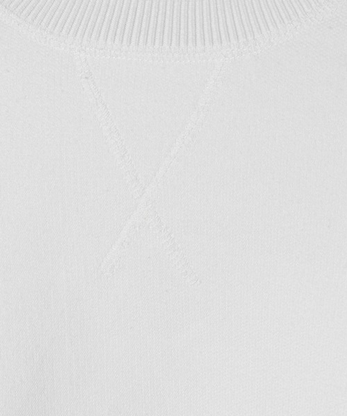 BAYFLOW（ベイフロー）の「[カジュアルになりすぎない]スウェットライクショートスリーブニット（スウェット・レディース・グリーン/オフホワイト/グレー・FREE）」の13枚目の写真