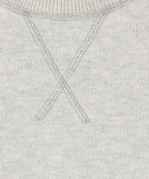 BAYFLOW（ベイフロー）の「[カジュアルになりすぎない]スウェットライクショートスリーブニット（スウェット・レディース・グリーン/オフホワイト/グレー・FREE）」の12枚目の写真