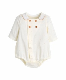 moimoln（モイモルン）の「【バンブーコットン】ローガン7分袖ロンパース（ロンパース）」