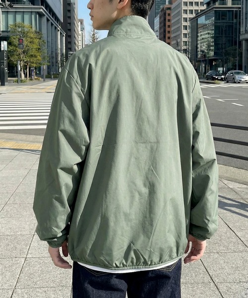 LIFEMAX（ライフマックス）の「【LIFEMAX】リサイクルタフタ スタンドジャケット トレーニングジャケット ゴープコア 撥水 アウトドア キャンプ MJ0085（マウンテンパーカー・メンズ・キャメル/ブラック/オリーブ/アイボリー/ネイビー・S/M/L/XL/XXL）」の11枚目の写真