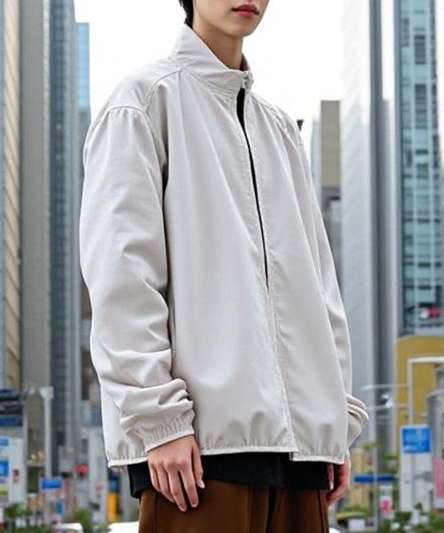 セール】【LIFEMAX】リサイクルタフタ スタンドジャケット