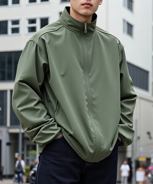 セール】【LIFEMAX】リサイクルタフタ スタンドジャケット