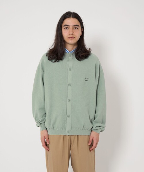 CITEN（シテン）の「＜CITEN＞カノコクルーネックカーディガン（カーディガン/ボレロ・メンズ・ネイビー/ブラック/ライトブルー・M/L）」の17枚目の写真