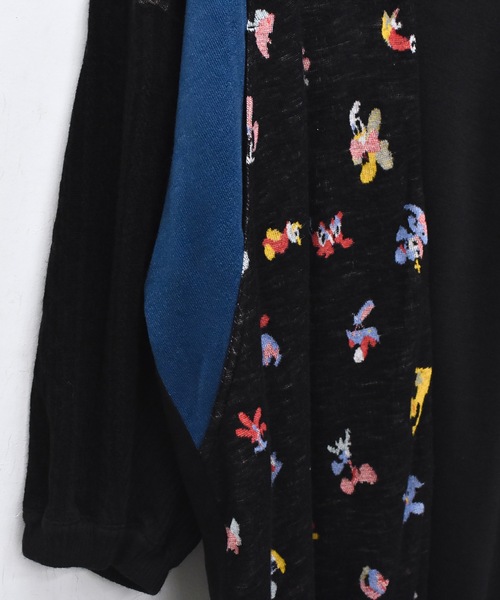 bedsidedrama（ベットサイドドラマ）の「Origin Jacquard Mix Gawn（その他アウター・レディース・ブラック/ブラック系/ホワイト・1/2）」の15枚目の写真