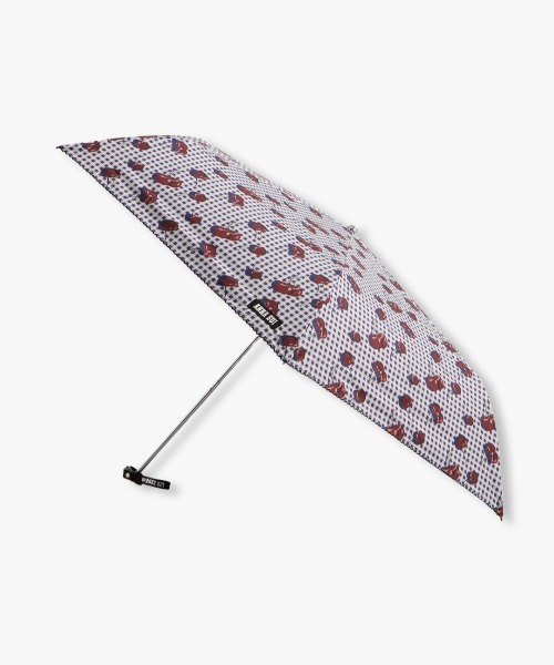 チェリープリント晴雨兼用（イージーオープン耐風ミニ傘