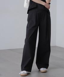 ◆〈セットアップ対応〉ワッシャーセミワイドパンツ