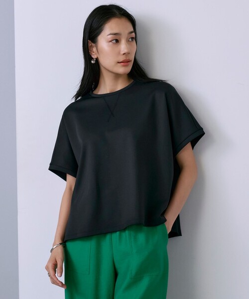 ICB(アイシービー)の「サマーダンボール プルオーバー(Tシャツ/カットソー・レディース・アイボリー系/こしょう色系/ブラック系・SMALL/MEDIUM/X-SMALL)」の2枚目の写真