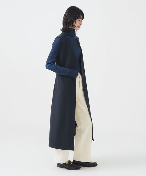 B:MING by BEAMS(ビーミングバイビームス)の「ジレ ワンピース (手洗い可)(ワンピース・レディース・ネイビー/ブラウン系その他・SMALL/MEDIUM)」の14枚目の写真