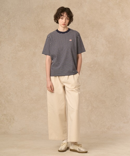 DANTON(ダントン)の「WOMEN'S COTTON JERSEY SHORT T-SHIRT STRIPE(Tシャツ/カットソー・レディース・ホワイト系その他/グレー系その他/ホワイト系その他5/ブルー系その他5/ブルー系その他6・S/M)」の6枚目の写真