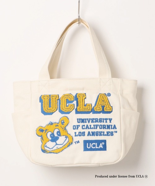 UCLA(ユーシーエルエー)の「【UCLA】 サガラ刺繍 トートバッグ 帆布バッグ(トートバッグ・メンズ・ネイビー/ホワイト系1・フリー)」の1枚目の写真