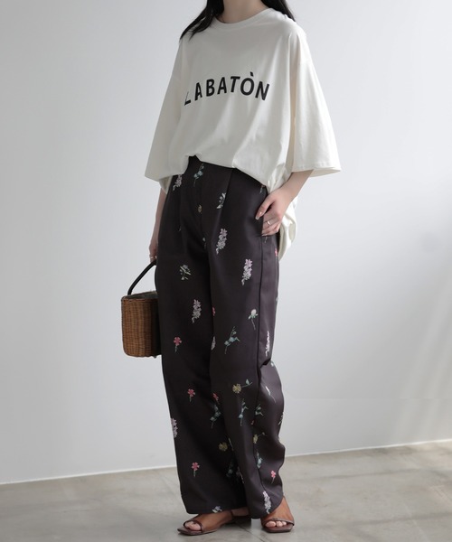 SUNFLOWER EIGHT(サンフラワーエイト)の「花柄パンツ(その他パンツ・レディース・ブラック/オフホワイト/ネイビー・M)」の18枚目の写真