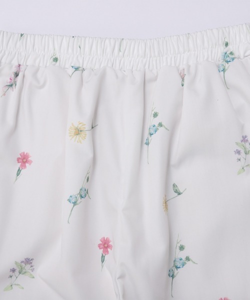 SUNFLOWER EIGHT(サンフラワーエイト)の「花柄パンツ(その他パンツ・レディース・ブラック/オフホワイト/ネイビー・M)」の7枚目の写真