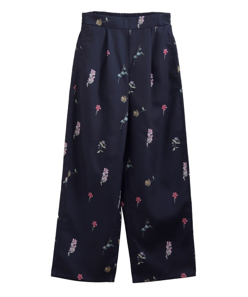 SUNFLOWER EIGHT(サンフラワーエイト)の「花柄パンツ(その他パンツ・レディース・ブラック/オフホワイト/ネイビー・M)」の8枚目の写真