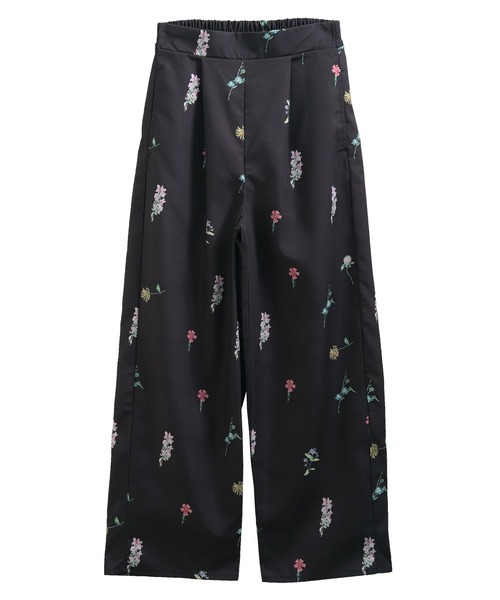 SUNFLOWER EIGHT(サンフラワーエイト)の「花柄パンツ(その他パンツ・レディース・ブラック/オフホワイト/ネイビー・M)」の9枚目の写真