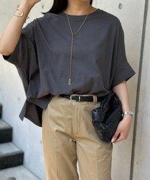 CIENA | ダブルスリーブクルーネックドルマンプルオーバー(Tシャツ/カットソー)