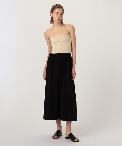 BY MALENE BIRGER(バイマレーネビルガー)の「BY MALENE BIRGER MARCIELLA ベアトップドレス(ワンピース・レディース・ブラック系その他・XS)」の2枚目の写真