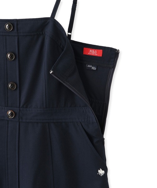 POLO BCS（ポロ ビーシーエス）の「【POLO BCS】VIS別注フロントボタンツイルワンピース（ワンピース・レディース・ベージュ/ネイビー・FREE）」の18枚目の写真