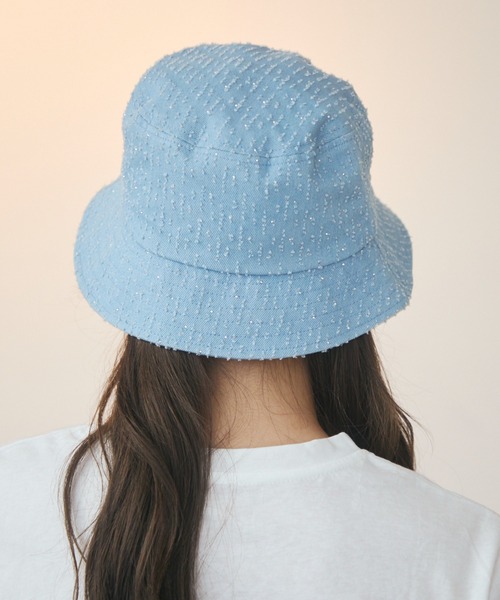 TITTY&CO.（ティティーアンドコー）の「ラメバケットハット（ハット・レディース・ブルー・FREE）」の9枚目の写真