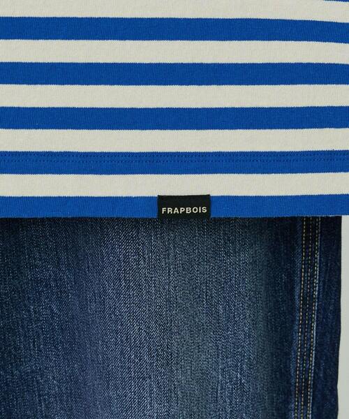 FRAPBOIS（フラボア）の「Lee×FRAPBOIS BIGTシャツ（Tシャツ/カットソー・レディース・ブラック/ブルー・FREE）」の8枚目の写真
