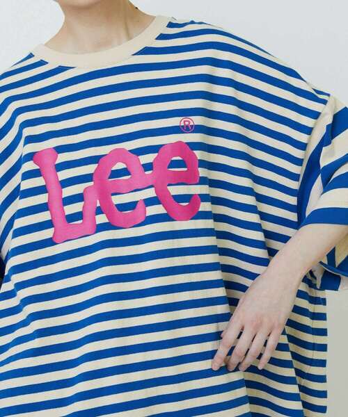 FRAPBOIS（フラボア）の「Lee×FRAPBOIS BIGTシャツ（Tシャツ/カットソー・レディース・ブラック/ブルー・FREE）」の13枚目の写真