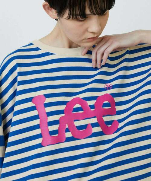 FRAPBOIS（フラボア）の「Lee×FRAPBOIS BIGTシャツ（Tシャツ/カットソー・レディース・ブラック/ブルー・FREE）」の14枚目の写真