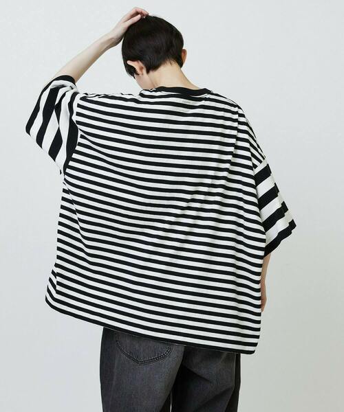 FRAPBOIS（フラボア）の「Lee×FRAPBOIS BIGTシャツ（Tシャツ/カットソー・レディース・ブラック/ブルー・FREE）」の16枚目の写真