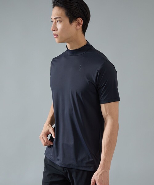 ブランド通販サイト ロメリーナナイロンジャージモックネックシャツ（Tシャツ メンズウェア