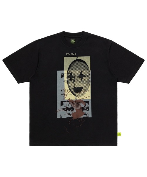 LOOSE JOINTS(ルーズジョインツ)の「MISHA HOLLENBACH - WHAT DID YOU DO AT THE FOUNTAIN S/S TE(Tシャツ/カットソー・メンズ・ブラック・M/L)」の1枚目の写真