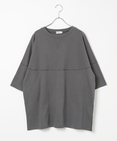 LEPSIM(レプシィム)の「フットボールT 327844(Tシャツ/カットソー・レディース・チャコールグレー/オフホワイト/ブルー/レッド・FREE)」の15枚目の写真