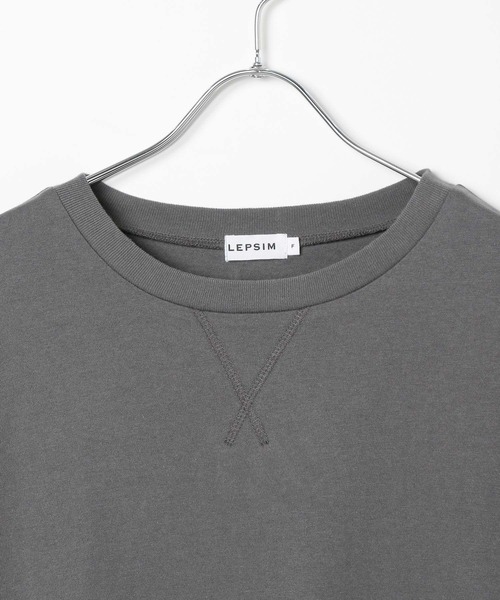 LEPSIM(レプシィム)の「フットボールT 327844(Tシャツ/カットソー・レディース・チャコールグレー/オフホワイト/ブルー/レッド・FREE)」の13枚目の写真