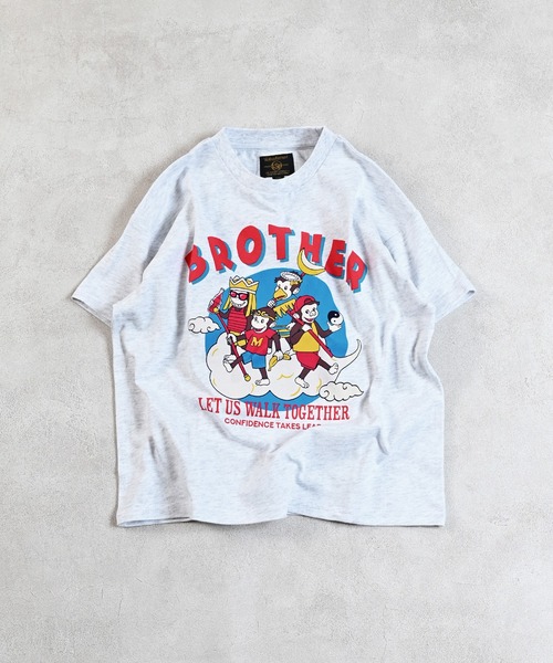 Life Support Products（ライフサポートプロダクツ）の「【プチプラ】ショートスリーブグラフィックＴ（Tシャツ/カットソー・キッズ・チャコール/マスタード/ピンク/ホワイト系その他/レッド/ブラック/エメラルド/オフホワイト/ブルー/杢グレー・80/90/95/100/110/120/130/140/150）」の3枚目の写真