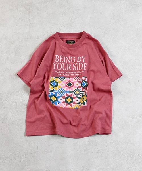 Life Support Products（ライフサポートプロダクツ）の「【プチプラ】ショートスリーブグラフィックＴ（Tシャツ/カットソー・キッズ・チャコール/マスタード/ピンク/ホワイト系その他/レッド/ブラック/エメラルド/オフホワイト/ブルー/杢グレー・80/90/95/100/110/120/130/140/150）」の10枚目の写真