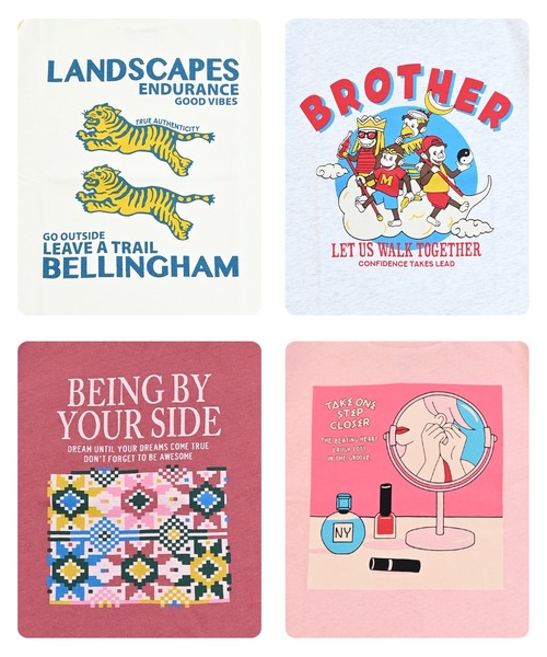 Life Support Products（ライフサポートプロダクツ）の「【プチプラ】ショートスリーブグラフィックＴ（Tシャツ/カットソー・キッズ・チャコール/マスタード/ピンク/ホワイト系その他/レッド/ブラック/エメラルド/オフホワイト/ブルー/杢グレー・80/90/95/100/110/120/130/140/150）」の17枚目の写真