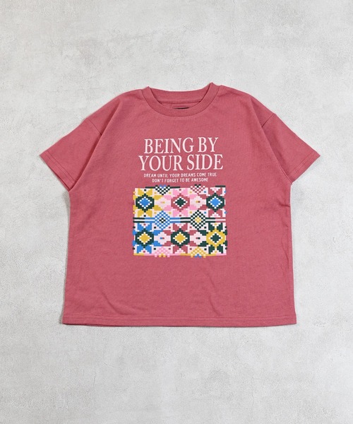 Life Support Products（ライフサポートプロダクツ）の「【プチプラ】ショートスリーブグラフィックＴ（Tシャツ/カットソー・キッズ・チャコール/マスタード/ピンク/ホワイト系その他/レッド/ブラック/エメラルド/オフホワイト/ブルー/杢グレー・80/90/95/100/110/120/130/140/150）」の11枚目の写真