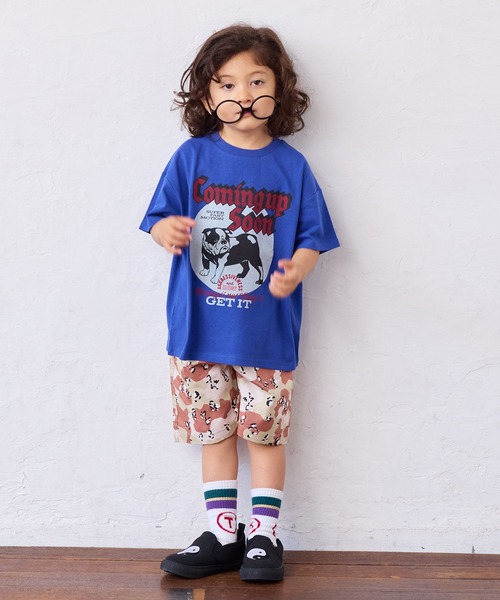 Life Support Products（ライフサポートプロダクツ）の「【プチプラ】ショートスリーブグラフィックＴ（Tシャツ/カットソー・キッズ・チャコール/マスタード/ピンク/ホワイト系その他/レッド/ブラック/エメラルド/オフホワイト/ブルー/杢グレー・80/90/95/100/110/120/130/140/150）」の22枚目の写真