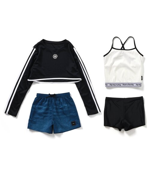 水着・ラッシュガード 45 水着 ラッシュガード5点セット レディース : ZOZOTOWN Yahoo!店