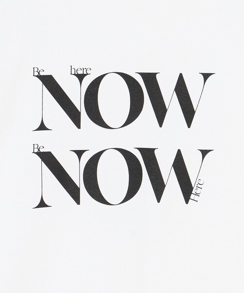 evergreen（エバーグリーン）の「＜evergreen＞BE HERE NOW Tシャツ（Tシャツ/カットソー・メンズ・ホワイト・S/M/L）」の5枚目の写真
