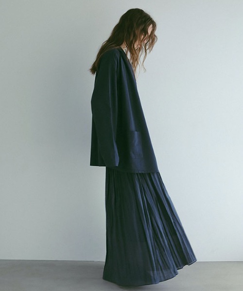 ETRE TOKYO（エトレトウキョウ）の「ウエストジャガードロングスカート（スカート・レディース・ホワイト/ネイビー・M/S）」の12枚目の写真