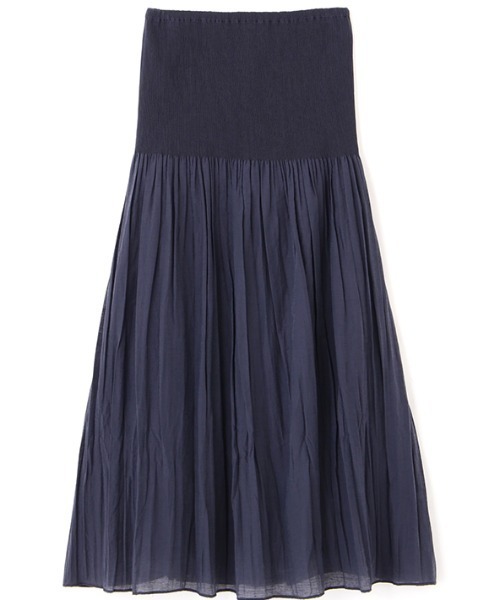 ETRE TOKYO（エトレトウキョウ）の「ウエストジャガードロングスカート（スカート・レディース・ホワイト/ネイビー・M/S）」の6枚目の写真