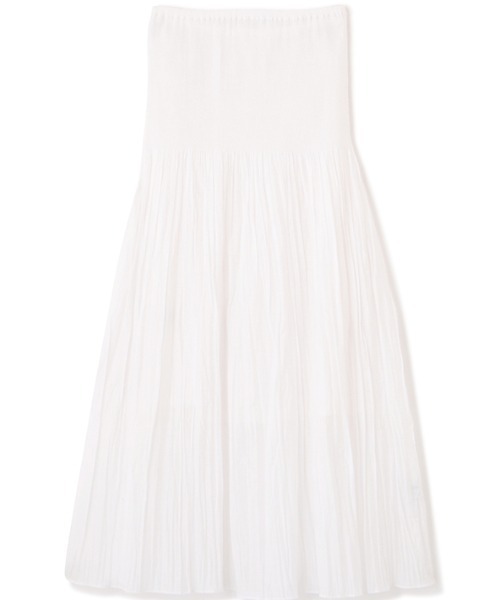 ETRE TOKYO（エトレトウキョウ）の「ウエストジャガードロングスカート（スカート・レディース・ホワイト/ネイビー・M/S）」の3枚目の写真