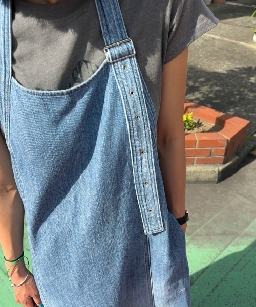 FREE STYLISTS(フリー スタイリスト)の「YUGA_YGMC Denim halter neck camisole dress(ワンピース・レディース・ブルー・S/M)」の15枚目の写真