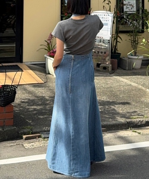FREE STYLISTS(フリー スタイリスト)の「YUGA_YGMC Denim halter neck camisole dress(ワンピース・レディース・ブルー・S/M)」の21枚目の写真