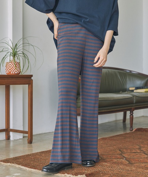 MILLER（ミラー）の「【Robert P. Miller / ロバート・ピー・ミラー】コットン イージー フレアパンツ（その他パンツ・レディース・グレー系/グレー系1/モカ/ブラック/アイボリー/レッド系/グレー系2/ブラウン系・FREE）」の7枚目の写真