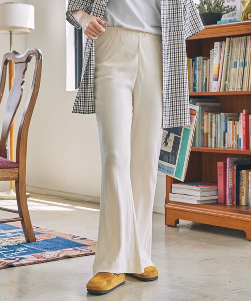 MILLER（ミラー）の「【Robert P. Miller / ロバート・ピー・ミラー】コットン イージー フレアパンツ（その他パンツ・レディース・グレー系/グレー系1/モカ/ブラック/アイボリー/レッド系/グレー系2/ブラウン系・FREE）」の11枚目の写真