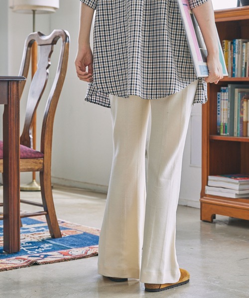 MILLER（ミラー）の「【Robert P. Miller / ロバート・ピー・ミラー】コットン イージー フレアパンツ（その他パンツ・レディース・グレー系/グレー系1/モカ/ブラック/アイボリー/レッド系/グレー系2/ブラウン系・FREE）」の13枚目の写真