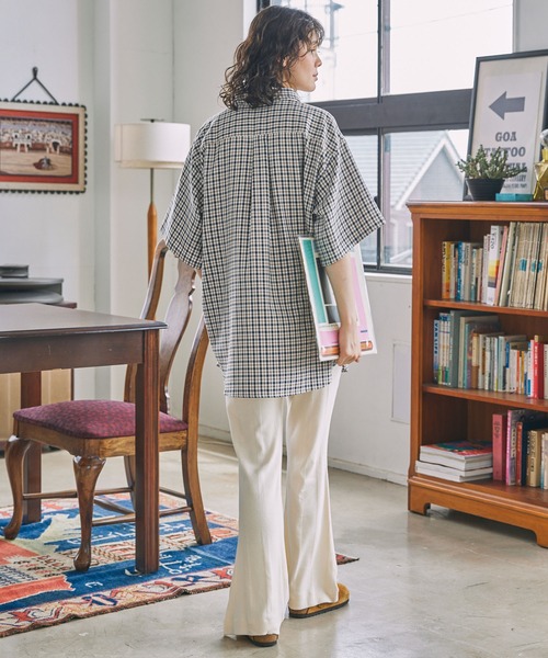 MILLER（ミラー）の「【Robert P. Miller / ロバート・ピー・ミラー】コットン イージー フレアパンツ（その他パンツ・レディース・グレー系/グレー系1/モカ/ブラック/アイボリー/レッド系/グレー系2/ブラウン系・FREE）」の17枚目の写真