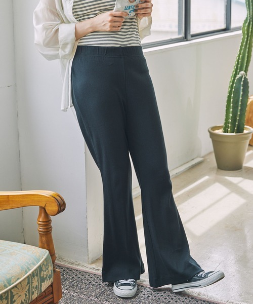 MILLER（ミラー）の「【Robert P. Miller / ロバート・ピー・ミラー】コットン イージー フレアパンツ（その他パンツ・レディース・グレー系/グレー系1/モカ/ブラック/アイボリー/レッド系/グレー系2/ブラウン系・FREE）」の20枚目の写真