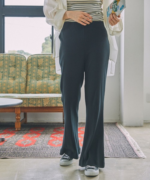 MILLER（ミラー）の「【Robert P. Miller / ロバート・ピー・ミラー】コットン イージー フレアパンツ（その他パンツ・レディース・グレー系/グレー系1/モカ/ブラック/アイボリー/レッド系/グレー系2/ブラウン系・FREE）」の21枚目の写真