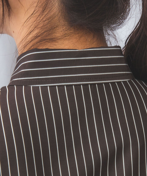 NALACARA】ストライプフラワーワンピース（ワンピース）｜NARACAMICIE