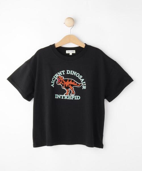 SHOO・LA・RUE（シューラルー）の「【100-150cm/ひんやり】さがらモチーフTシャツ（Tシャツ/カットソー・キッズ・オフホワイト/ブラック/イエロー系その他・10/11/12/13/14/15 ）」の13枚目の写真